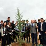 Adıyaman’da şehitler anısına 150 fidan dikildi