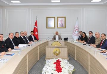 Adıyaman’da 6 Şubat anma programları için tedbir toplantısı yapıldı