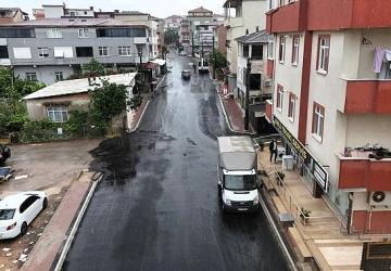 Darıca Mevlana Caddesi'nde üstyapı tamam