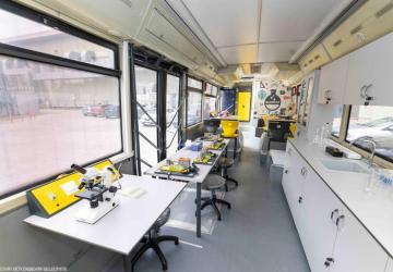 Gezici Bilim Otobüsü Adıyamanlı Çocuklarla Buluşmak İçin Yola Çıktı