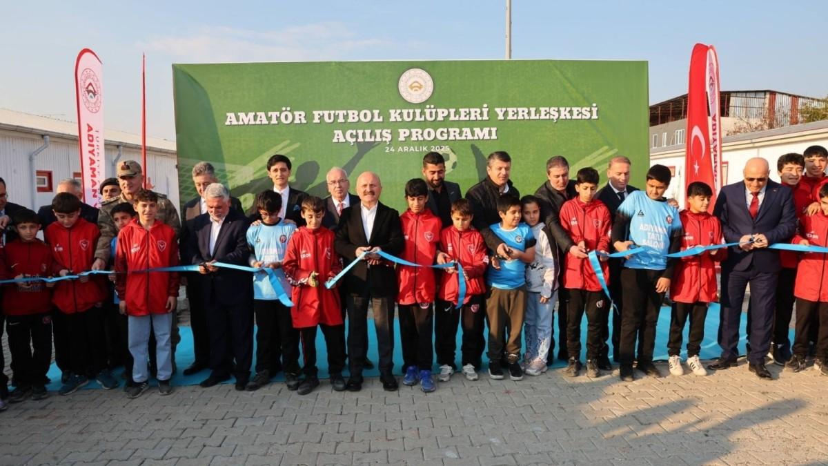 Adıyaman’da Amatör Futbol Kulüpleri Yerleşkesi hizmete açıldı
