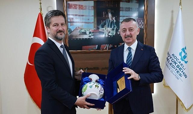 Macaristan Büyükelçisi Matis, Büyükakın'a konuk oldu
