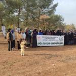 Gazihandede Mesire Alanı’nda, kuş gözlem ve doğa yürüyüşü etkinliği yapıldı