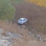 Adıyaman’da otomobil şarampole devrildi: 1 Yaralı