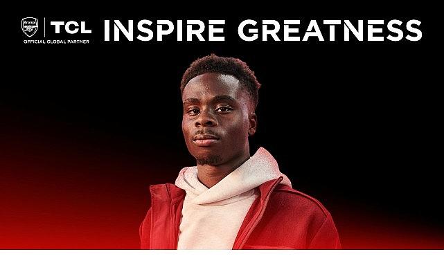 Arsenal'in yıldız futbolcusu Bukayo Saka, TCL'in yeni marka elçisi oldu