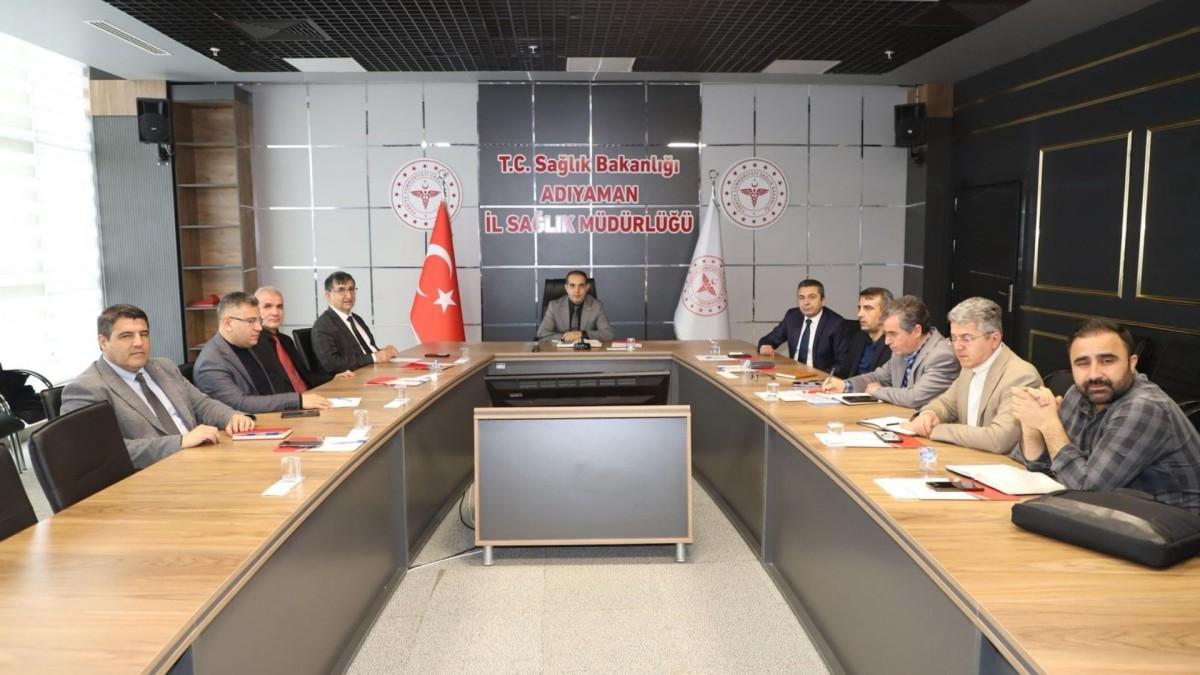 Adıyaman İl Sağlık Müdürlüğü tarafından ‘Haftalık Değerlendirme Toplantısı’ gerçekleştirildi