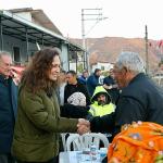 Köy meydanında Ramazan buluşması
