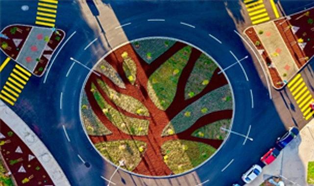 Kavşaklar sanat eserine dönüşüyor