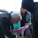 Başkan Şadi Özdemir “Anne Taksi"nin direksiyonuna geçti