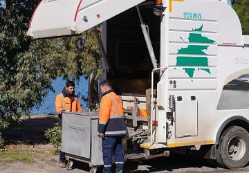 Ayvalık'ta Konteynerler Yaz Öncesi Dezenfekte Ediliyor...