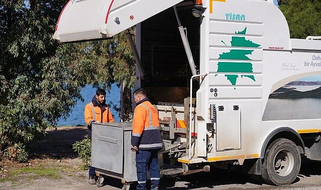 Ayvalık'ta Konteynerler Yaz Öncesi Dezenfekte Ediliyor...