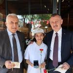 Büyükakın, ilk iş gününde de yanlarındaydı: “İyi ki varsınız"