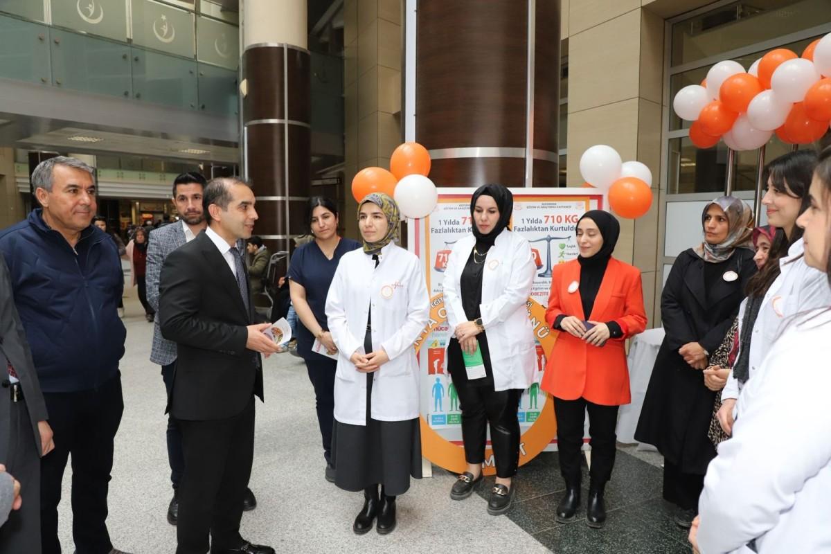 Adıyaman’da Dünya Obezite Günü Etkinliği: Bir yılda 710 kilo kaybı sağlandı