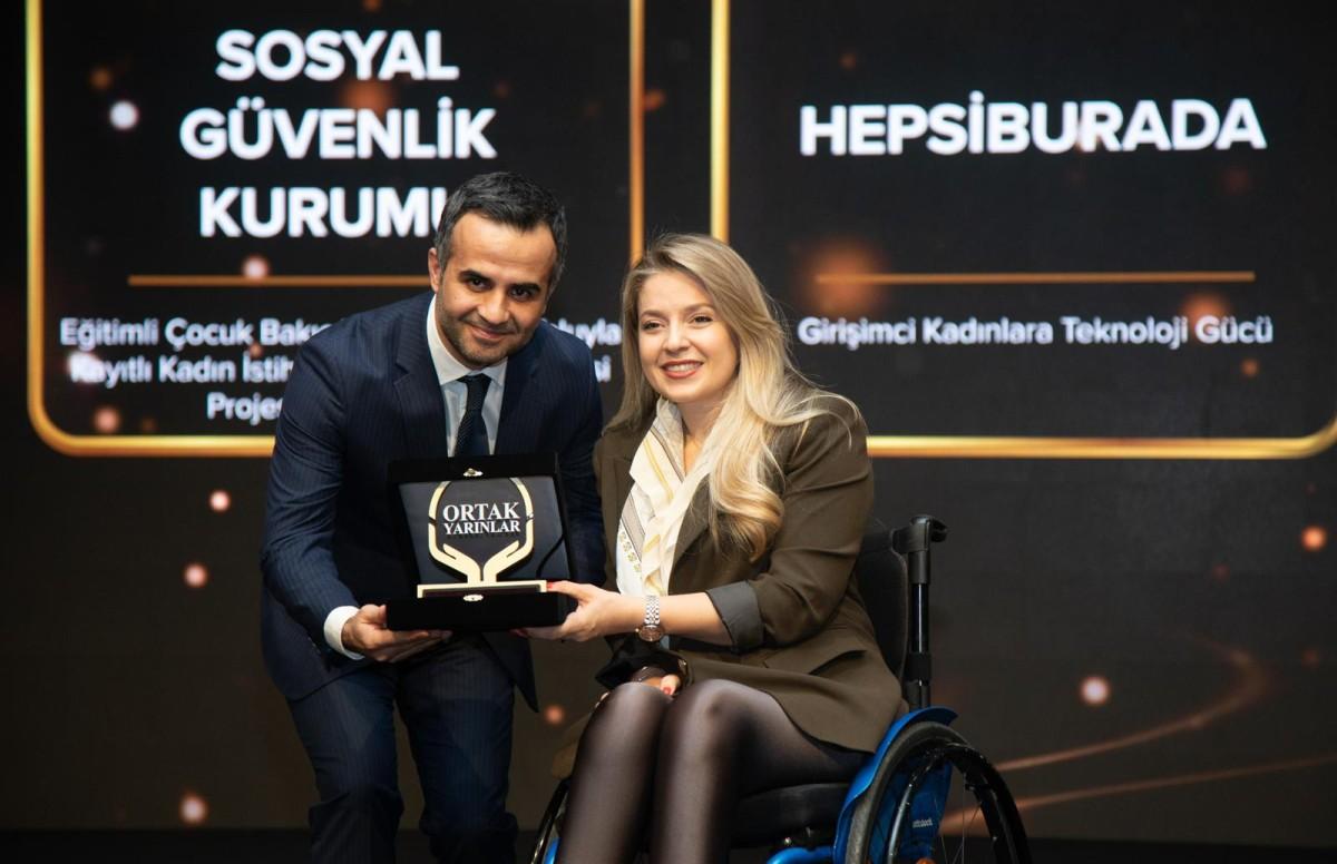 EDU-CARE II Projesi ’ Kadınlar için Fayda Yaratanlar’ kategorisinde ödül aldı