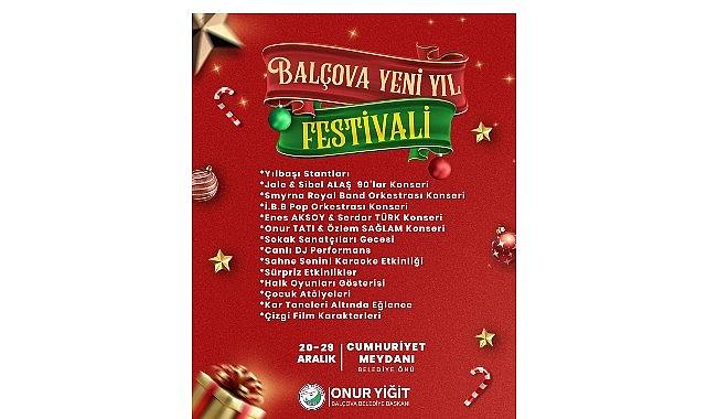 Balçova'da Yeni Yıl Coşkusu: 10 Günlük Dev Festival Başlıyor!