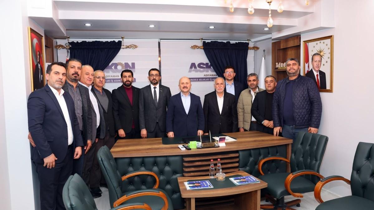 Vali Varol’dan ASKON Adıyaman şubesine ziyaret