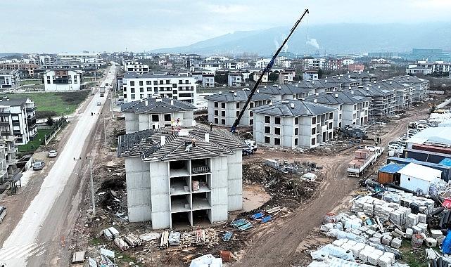 Kartepe Kent Konut Evleri'nde ilerleme yüzde 51