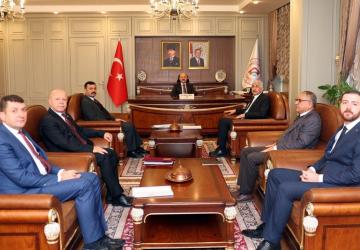 Kahta’dan Vali Dr. Osman Varol’a ziyaret