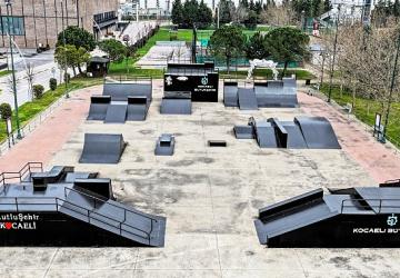 Sekapark'ta Skate Park yenilendi, parkur tam not aldı