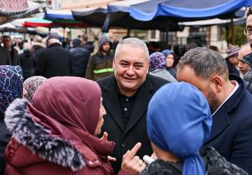 Başkan Özarslan'dan Ayvalı Semt Pazarı'na Ziyaret