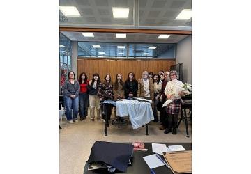 Japon tekniği ile nakış fikirlerini keşfettiler