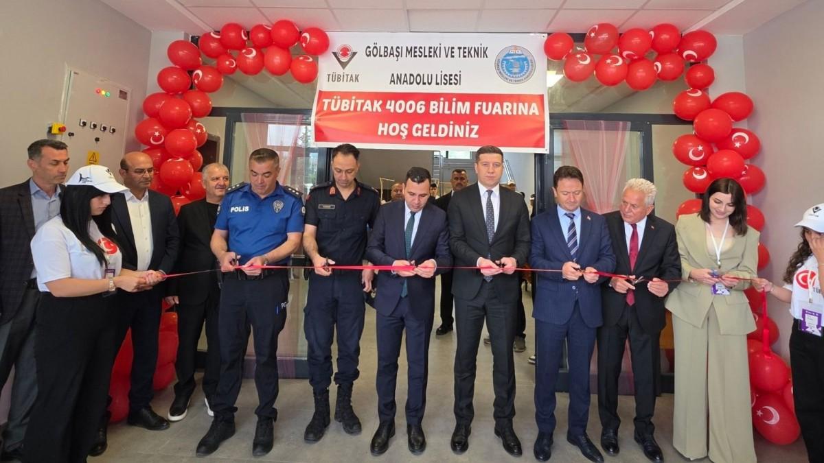 Gölbaşı’nda TÜBİTAK Bilim Fuarı açıldı