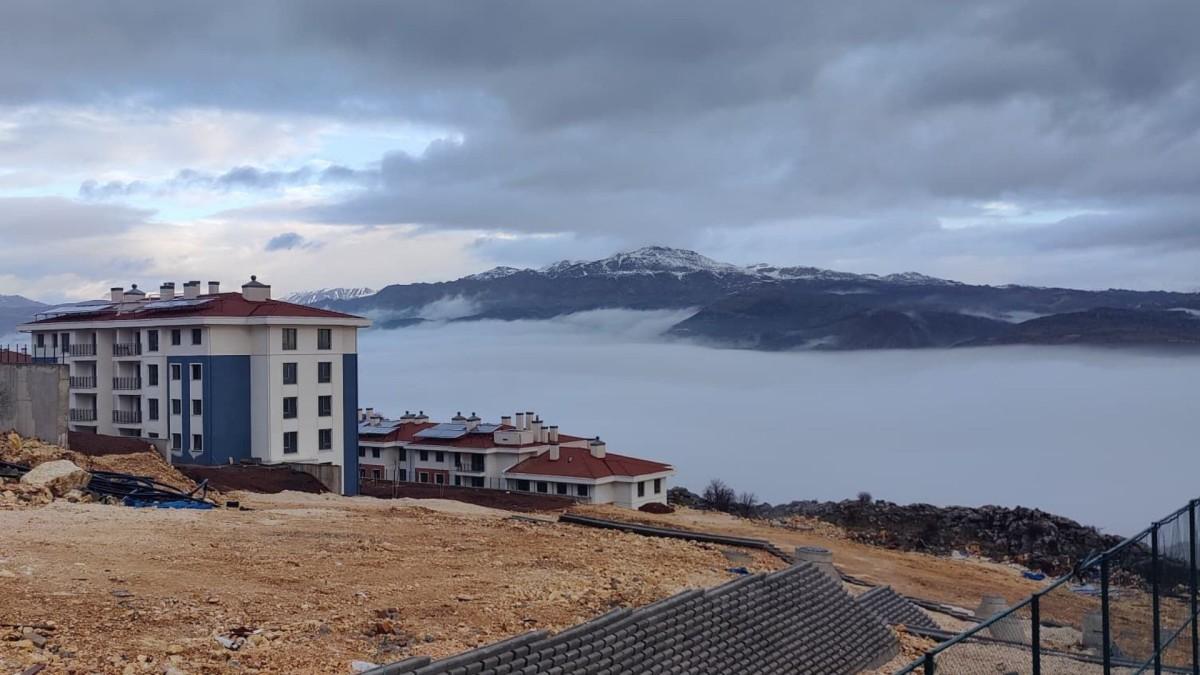Adıyaman İndere bölgesindeki sis görüntüsü kameralara yansıdı - Videolu Haber