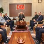 Vali Varol, Milletvekili Alkayış ve İl Başkanı Çadır’ı kabul etti