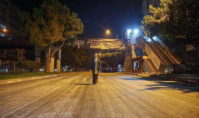 100. Yıl Bulvarı'nda asfalt çalışmasının ilk etabı tamamlandı