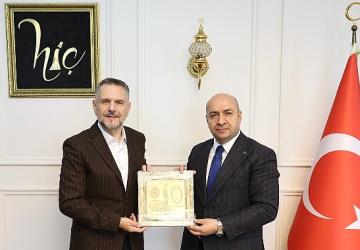 Başkan Vekili Akın'dan Kaymakam Çiftçi'ye iadeiziyaret