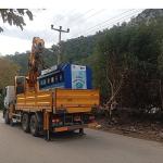 Kemer Belediyesi tarafından 2 mahalleye daha mobil atık getirme merkezi