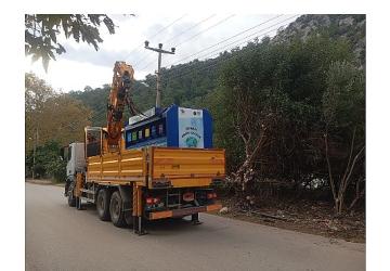 Kemer Belediyesi tarafından 2 mahalleye daha mobil atık getirme merkezi