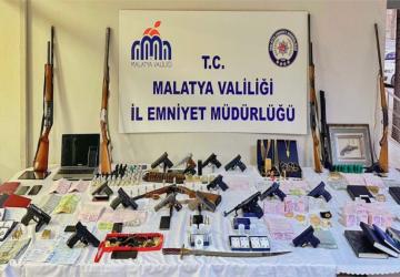 Malatya’da suç örgütlerine eş zamanlı operasyonda 36 şüpheli yakalandı - Videolu Haber