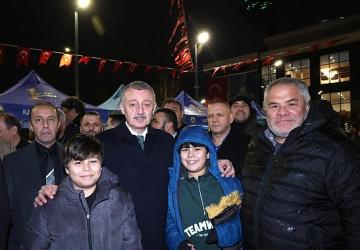 İlk teravih namazında dolup taştı