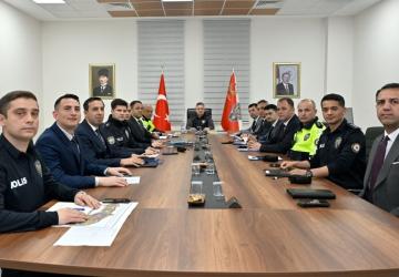 Adıyaman İl Emniyet Müdürlüğü, haftalık değerlendirme toplantısı gerçekleştirdi