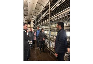 Aday çiftçiler sahada teorik bilgilerini pekiştirdi