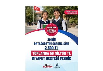 İBB'den 20 Bin Öğrenciye Kıyafet Yardımı