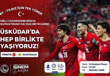 A Milli Takım İçin Tek Yürek: Ay-Yıldızlı Heyecanın Adresi Üsküdar