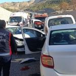 Besni Çevre Yolu’nda zincirleme kaza: 5 yaralı