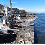 Ulaşlı sahil şeridi fırtınaya karşı yenileniyor