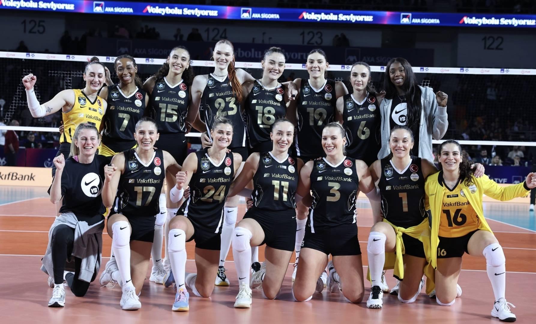 2026 Kadınlar AXA Sigorta Kupa Voley’de İlk Finalist VakıfBank