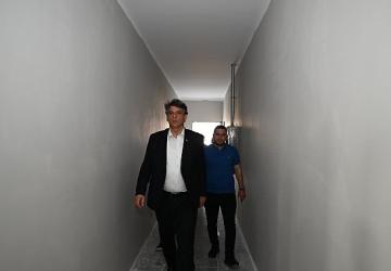 Başkan Kocaman'dan Acısu Spor Salonu'na Yerinde İnceleme