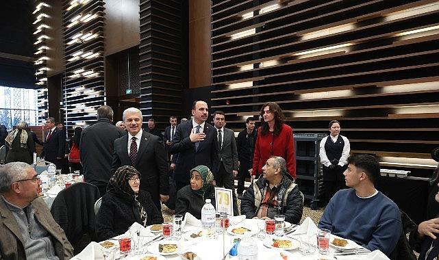 Konya'daki Şehit Aileleri, Gaziler ve Gazi Yakınları "Büyük Aile Sofrası"nda Buluştu