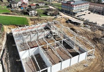 Kandıra Fındık Deposu'nda yapısal imalatlar tamam