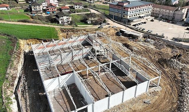 Kandıra Fındık Deposu'nda yapısal imalatlar tamam