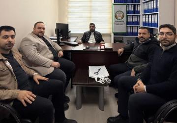 Anahtar Parti’den Lokantacılar ve Tatlıcılar Esnaf Odası başkanı Duymuş’a hayırlı olsun ziyareti