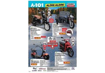 18 Şubat'ta A101'de Mobilite Ürünleri Öne Çıkıyor