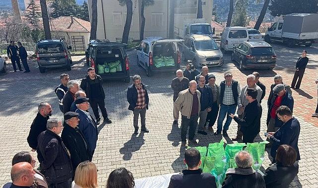 Büyükşehir Belediyesi'nin üreticilere desteği sürüyor