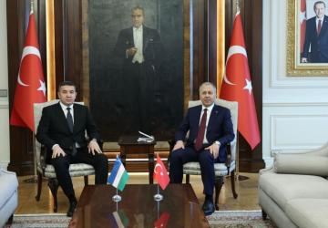 Türkiye-Özbekistan İçişleri Bakanları Ankara’da görüştü