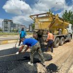 Adıyaman Belediyesi’nden asfalt yama ve yenileme çalışması